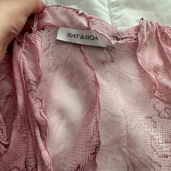 Rat & Boa Pink top - Picture 6 of 9